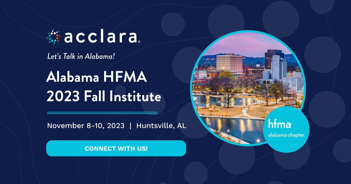 Alabama HFMA 2023 Fall Institute Your Trusted Revenue Cycle Partner